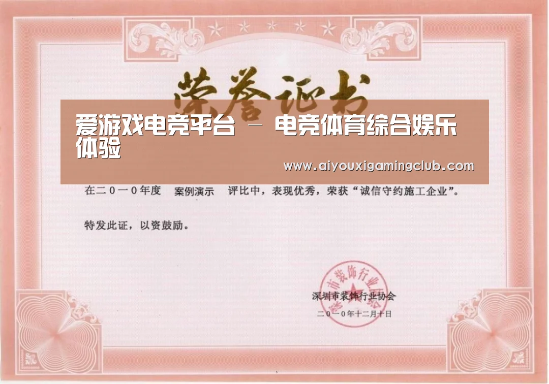 荣誉证书二(图1)