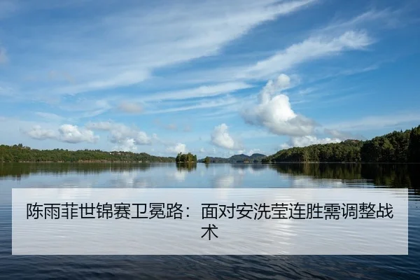 陈雨菲世锦赛卫冕路：面对安洗莹连胜需调整战术