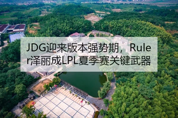 JDG迎来版本强势期，Ruler泽丽成LPL夏季赛关键武器